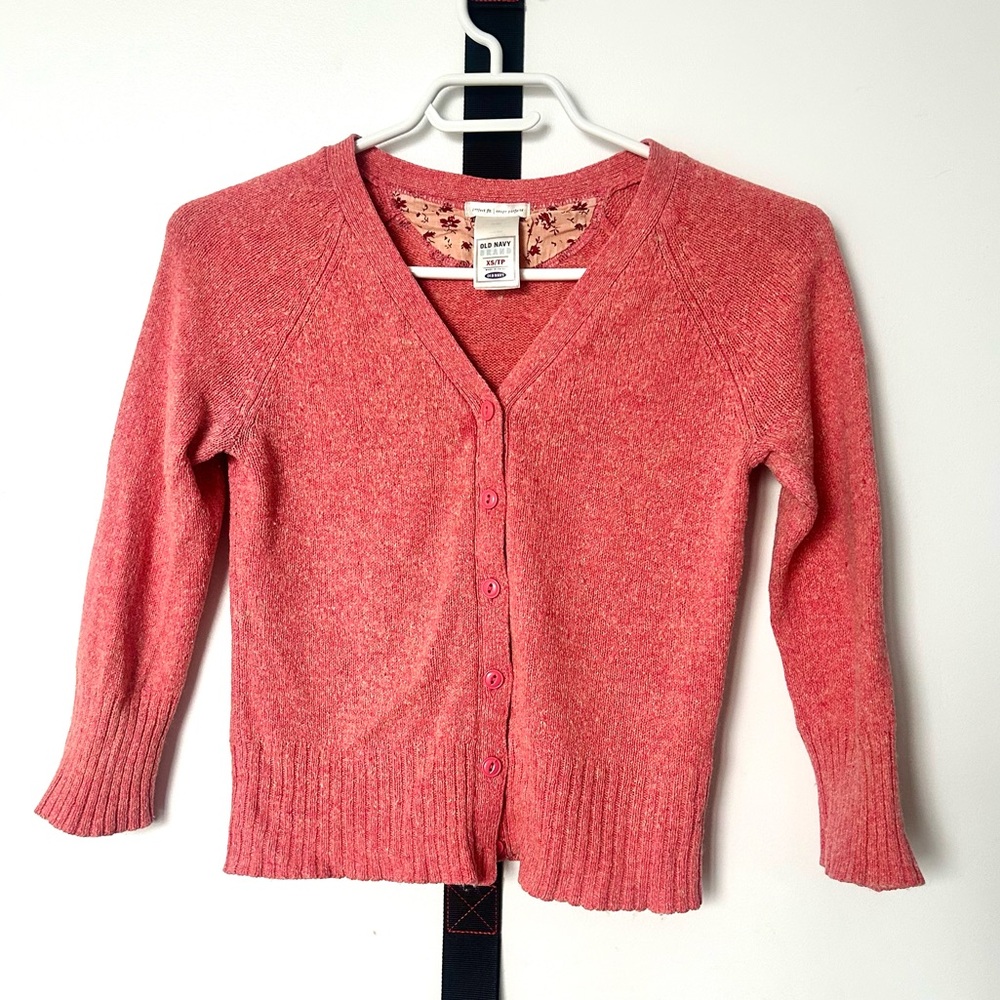 Vintage Y2K Pink Fitted Cardigan